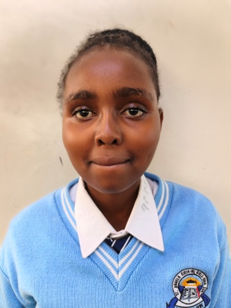 Student wearing the school uniform